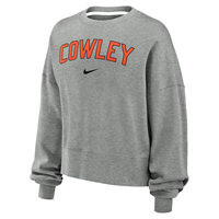 Nike Ladies Phoenix Cowley Oversized Cropped Crew Sweatshirt